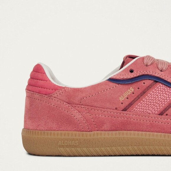 Alohas TB.490 “Rife” Women’s Leather Sneakers – Pink - Picture 2 of 5